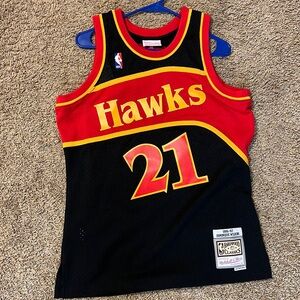 Dominic Wilkins Atlanta hawks jersey